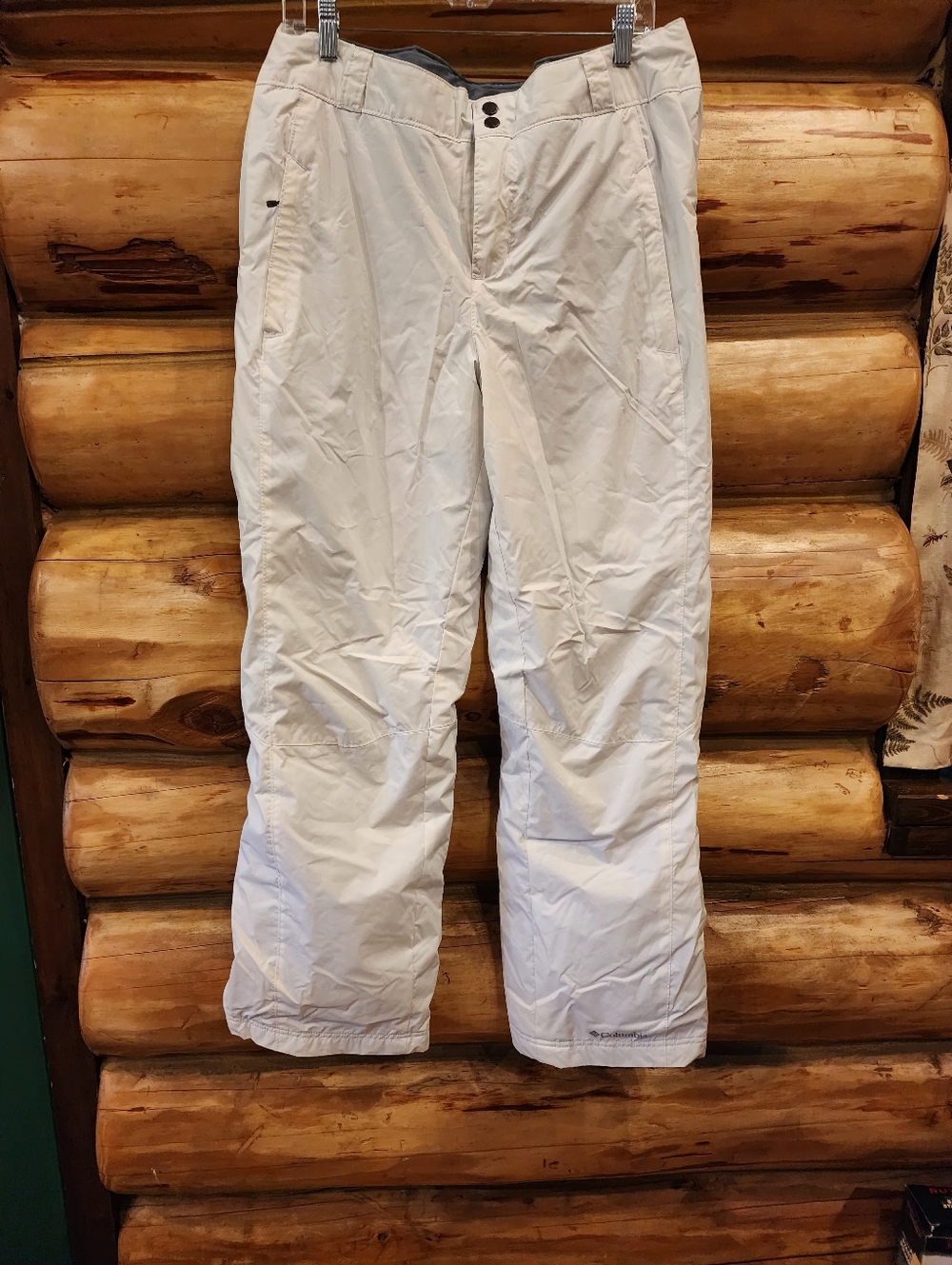 Womens White Columbia Insulated Snow Pants